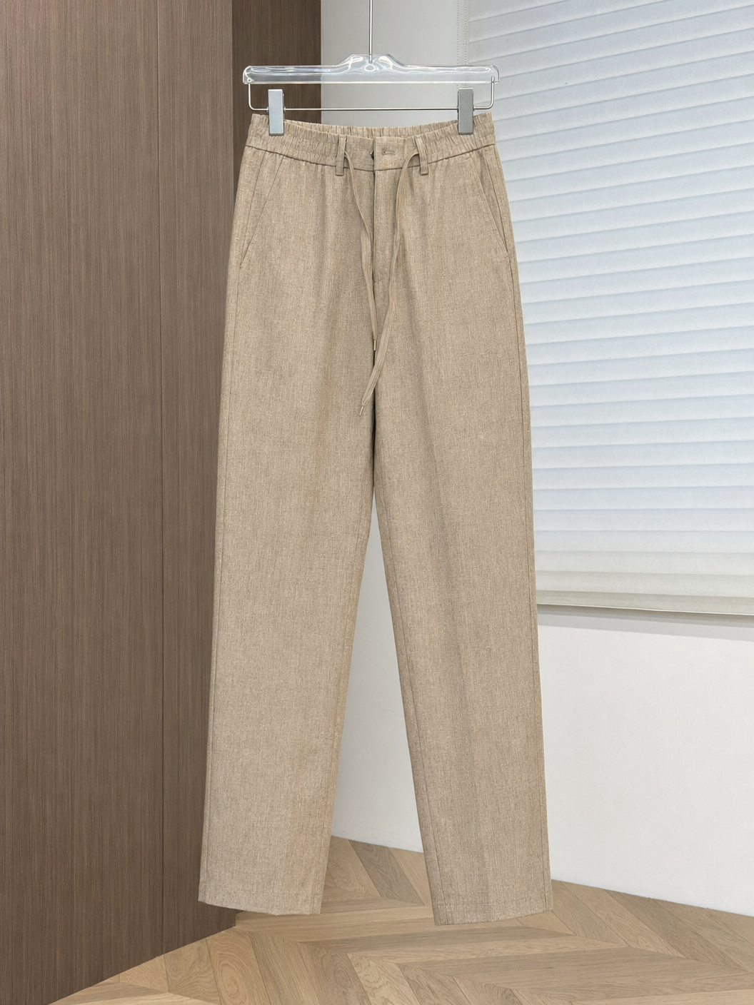 Pantalon lin/coton 